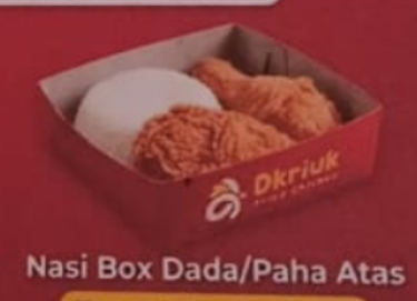 Nasi box Pahaatas/dada (DKRIUK)